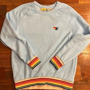 Aviator Nation Sweatshirt light blue - basically brand new